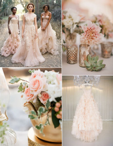 blush-pink-wedding-dresses-and-wedding-flower-decoration-ideas